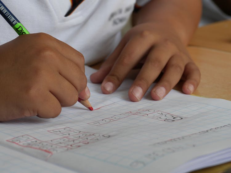 White Graphing Notebook