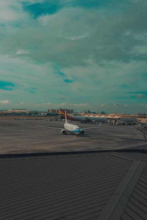 A plane on the tarmac