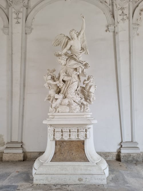 Marble statue in Vienna, Austria