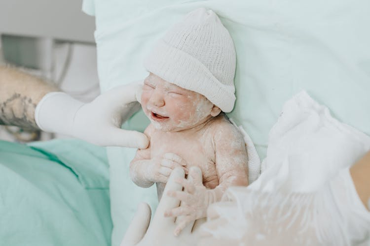 A Baby In A Hospital