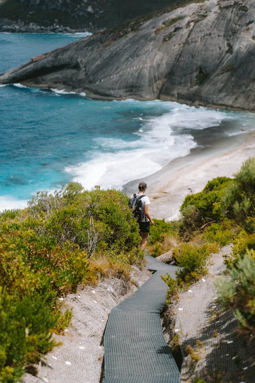 Бесплатное стоковое фото с Австралия, берег, вертикальный выстрел