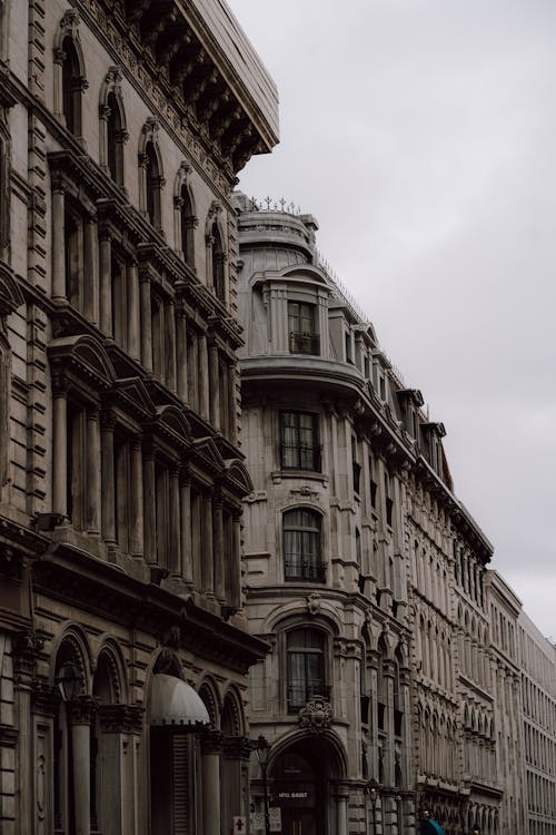 A building with a clock on it in the city