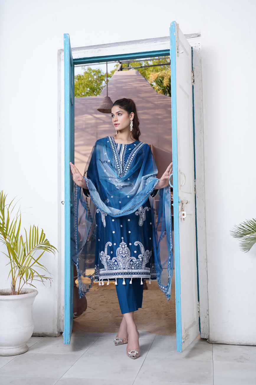 Blue Traditional Dress