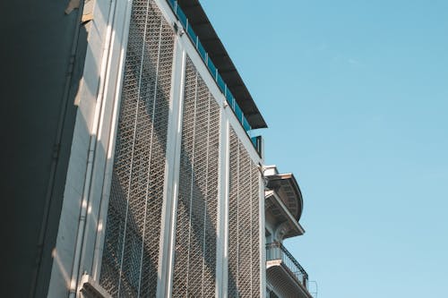 Brown and White Concrete Building