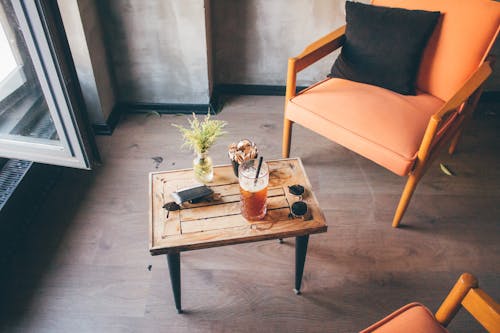 Iced Tea on Coffee Table