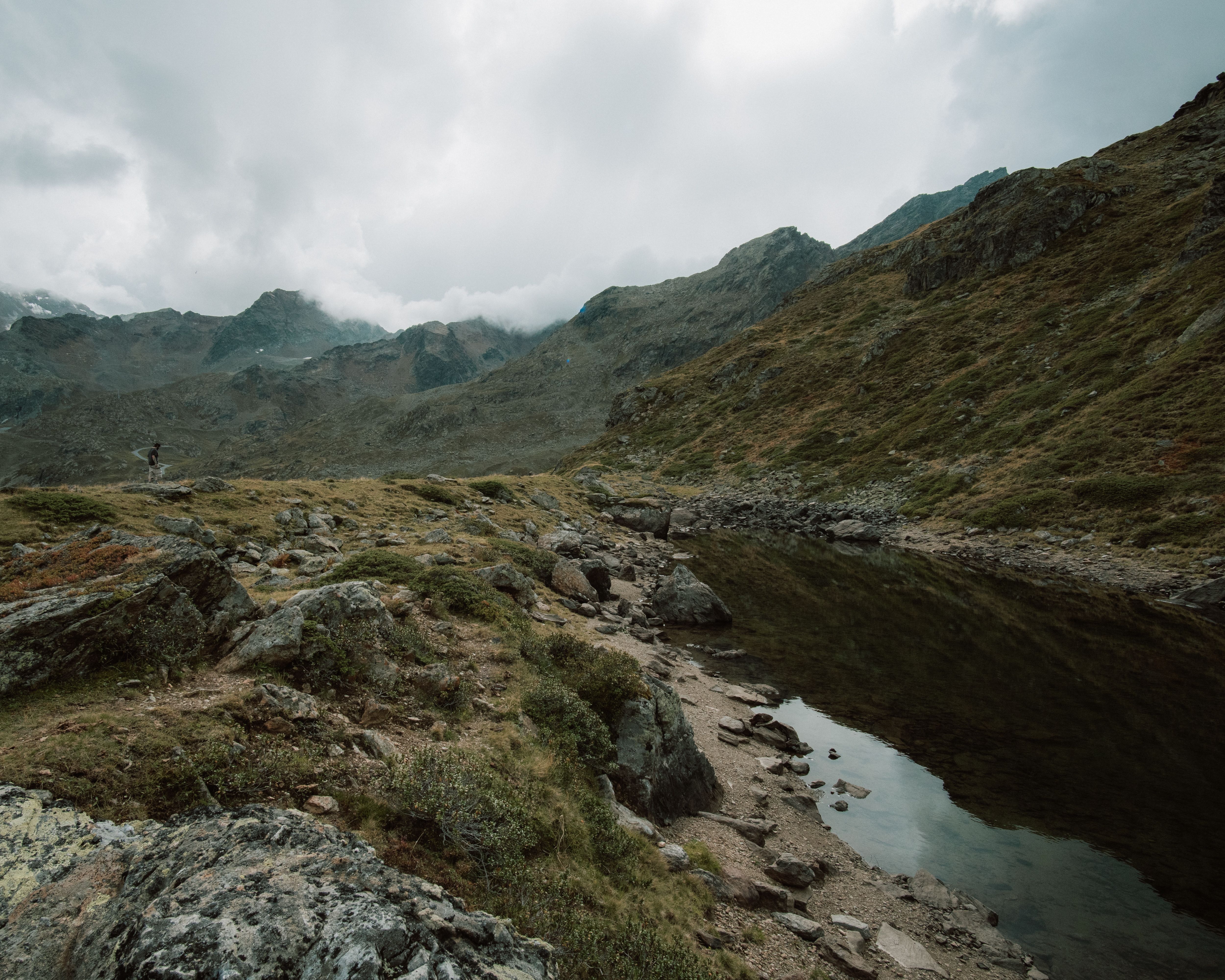 Stream in a Mountain Valley · Free Stock Photo