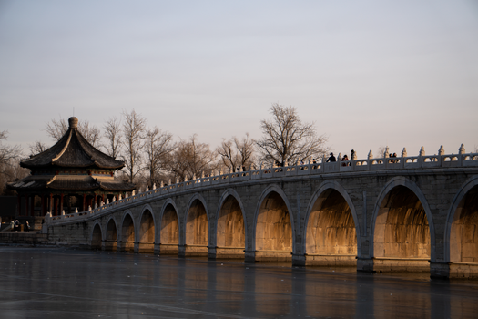 Summer Palace boat morning — Beijing