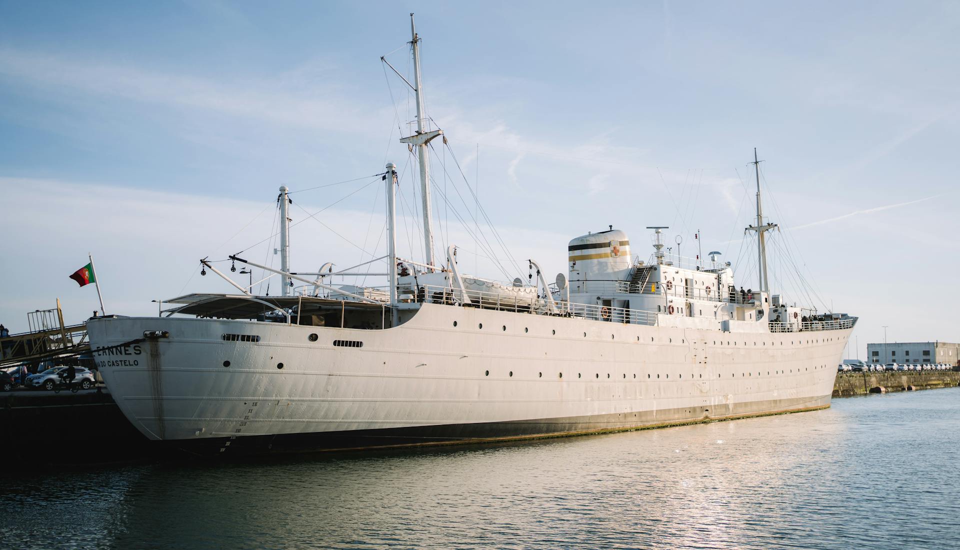 Big Ship by the Harbor