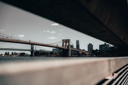 Bridge cables over the river — Kyle Miller on Pexels