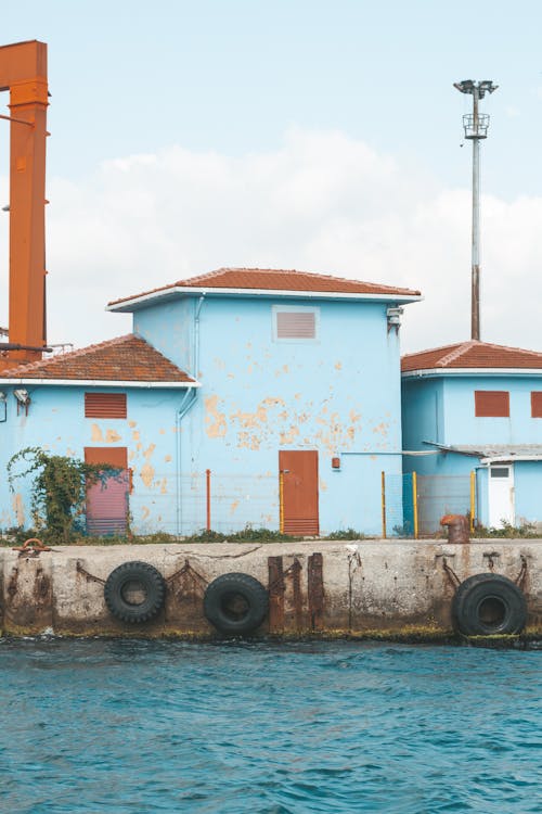 Blue Concrete House