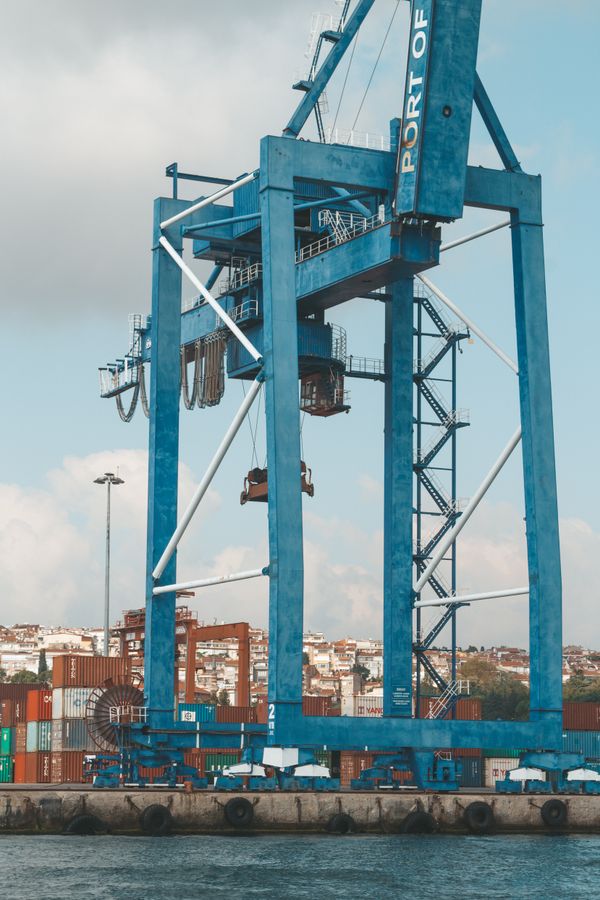 Middle East port crane