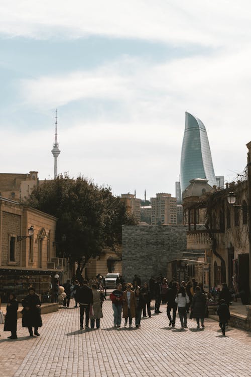 Fotos de stock gratuitas de azerbaiyán, bakú, centro de la ciudad