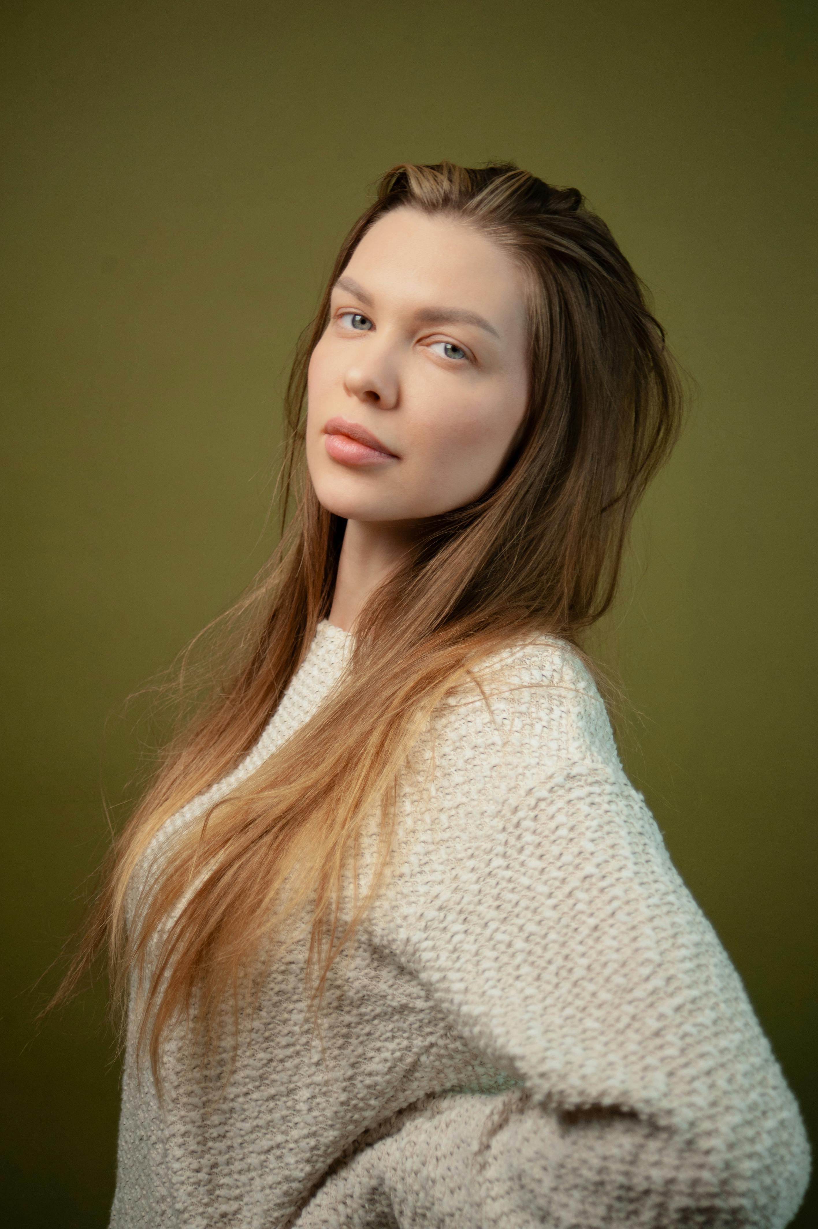 gratis Portret Van Een Vrouw Stockfoto