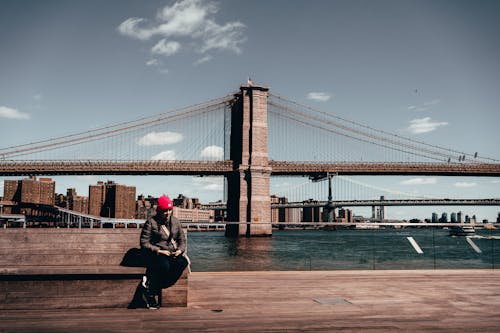 asma köprü, Brooklyn Köprüsü, görülecek yer içeren Ücretsiz stok fotoğraf