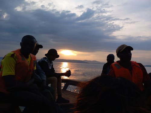 Coucher de soleil sur le Lac Kivu