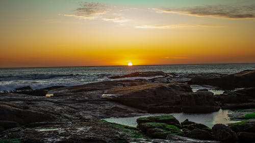 Безкоштовне стокове фото на тему «берег, еродований, Захід сонця»