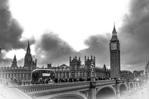 Kostenloses Stock Foto zu big ben, london busse, london eye