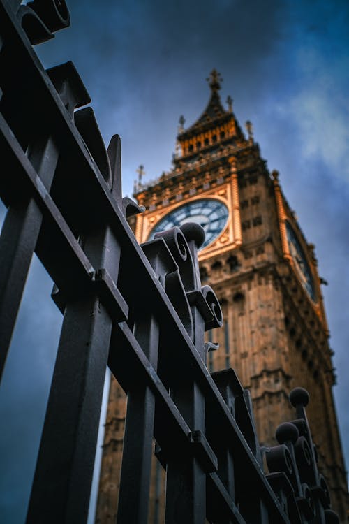 Kostenloses Stock Foto zu big ben, london busse, london eye