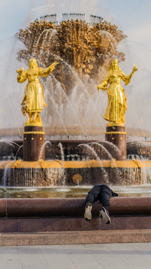 人民友誼噴泉, 俄國, 噴泉 的 免費圖庫相片