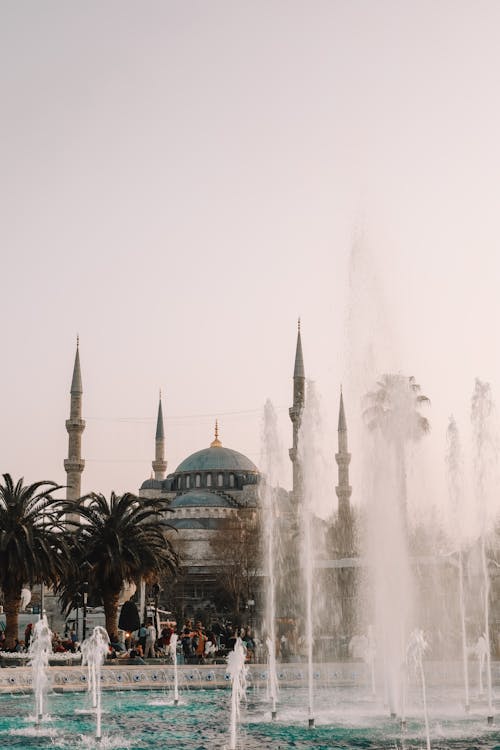 Kostenloses Stock Foto zu architektur, brunnen, camii