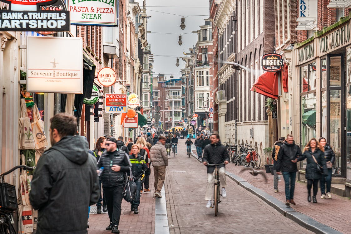 Một góc phố tại Amsterdam (Nước Đức)