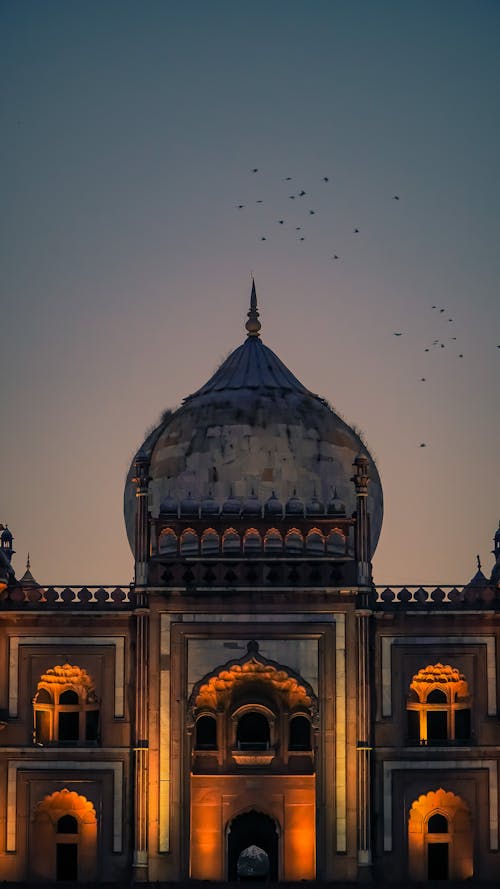 Δωρεάν στοκ φωτογραφιών με safdarjung tomb, αστικός, δύση του ηλίου