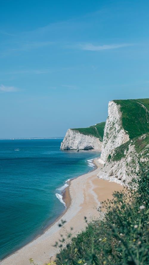 Gratis stockfoto met blauwe lucht, blikveld, dorset