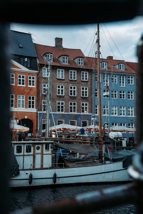 Základová fotografie zdarma na téma budovy, čluny, dánsko