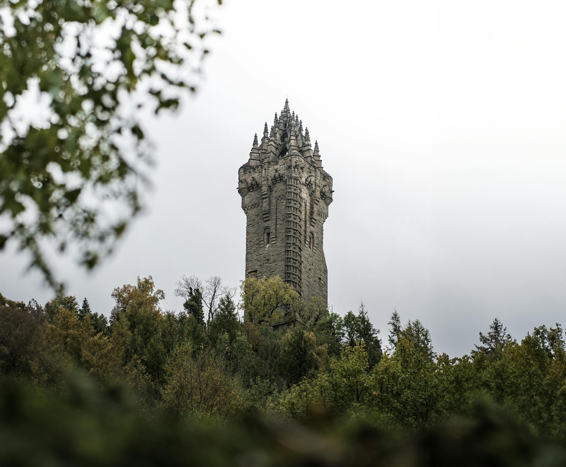 View of the National Wallace Monument, Stirling, Scotland