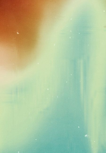 An artistic blend of blue and green gradient with abstract patterns and subtle textures.