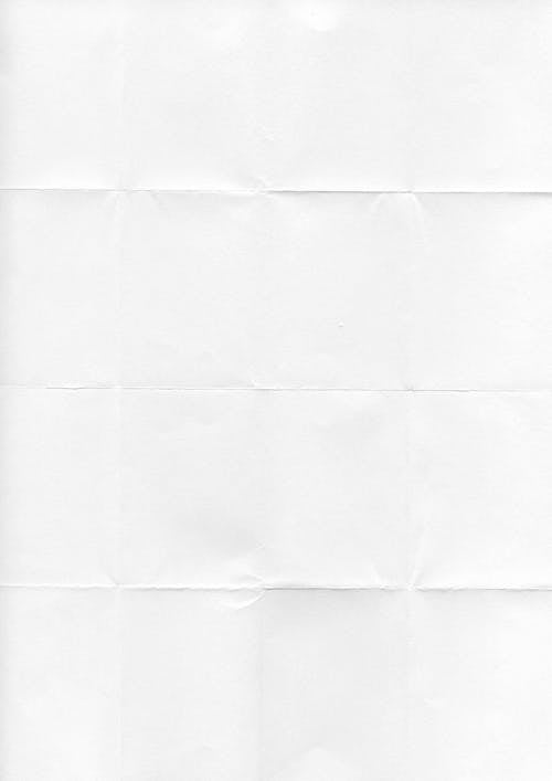 A blank sheet of paper with a white background