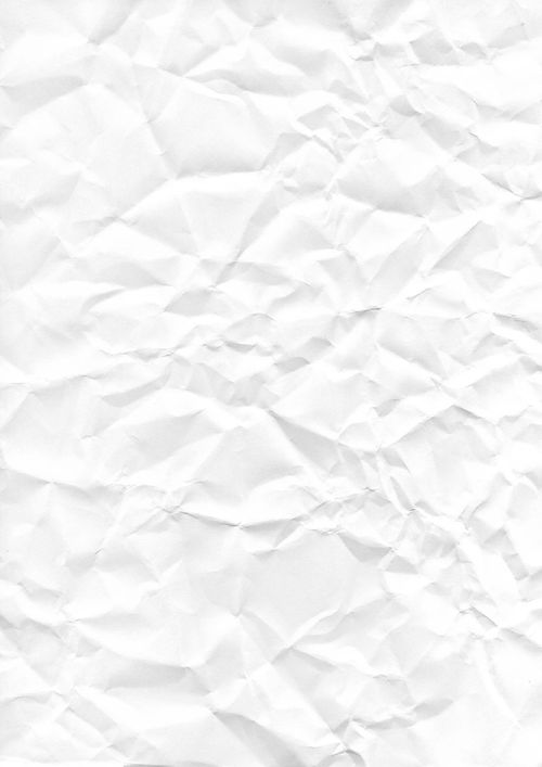 Free High-resolution image of crumpled white paper texture, perfect for design or background use. Stock Photo