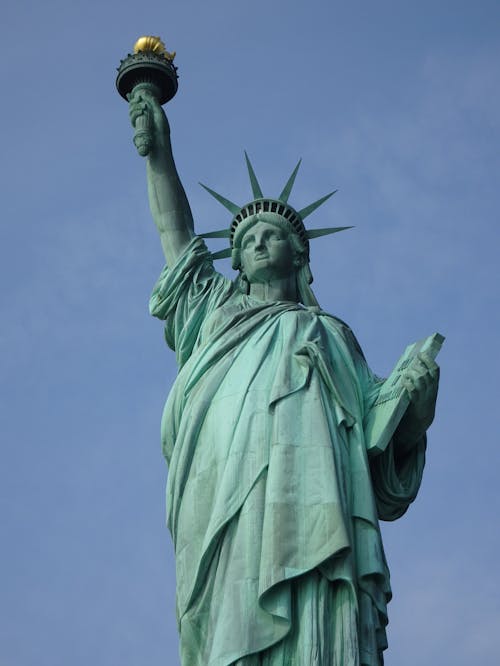 Δωρεάν στοκ φωτογραφιών με άγαλμα της ελευθερίας, ΗΠΑ, κατακόρυφη λήψη