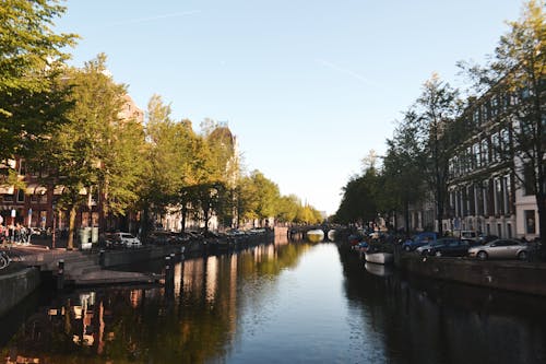 Free stock photo of amsterdam, canal, europe