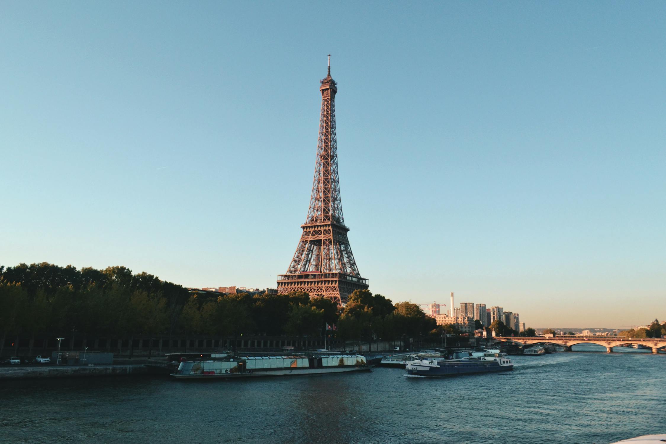 The Eiffel tower in Paris