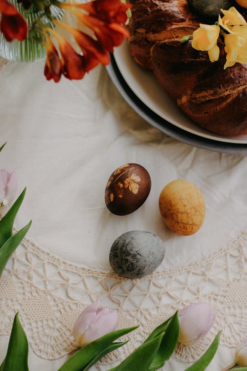 봄, 부활절 계란, 수직 쐈어의 무료 스톡 사진