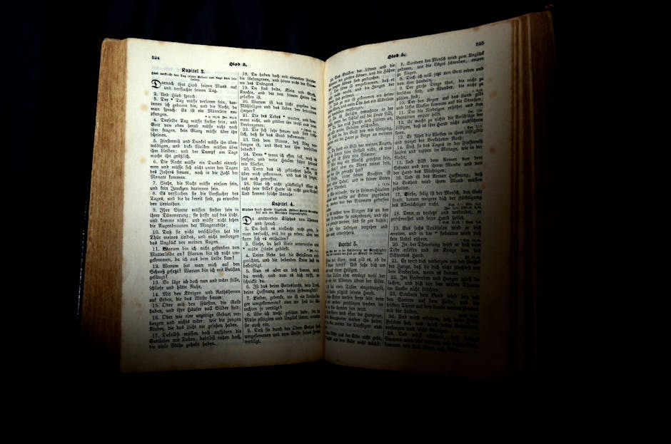 bible, black background, book