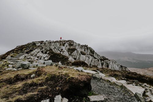 剪影, 多雲的天空, 岩石 的 免费素材图片