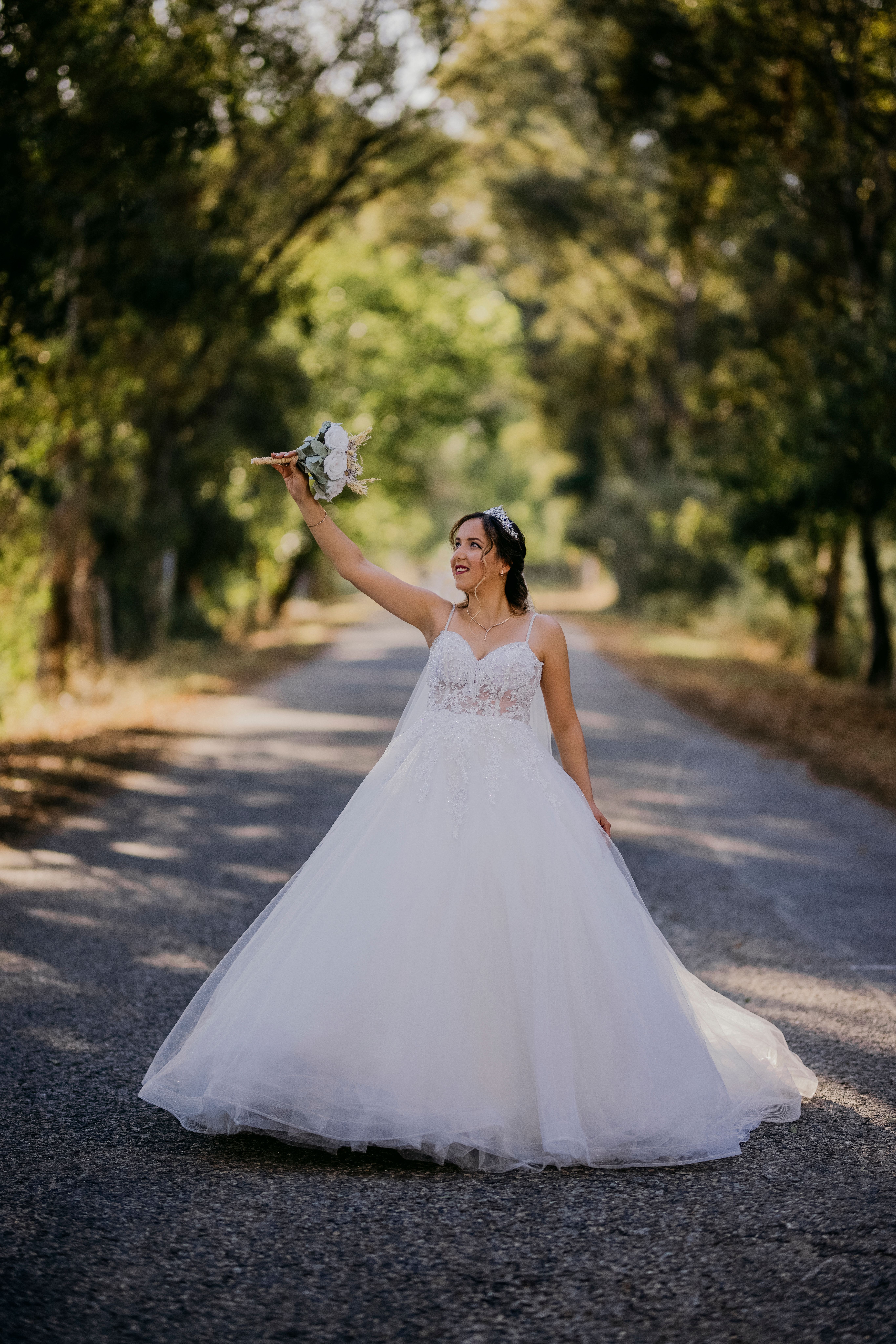 Photo of a Woman in Her Wedding Dress · Free Stock Photo