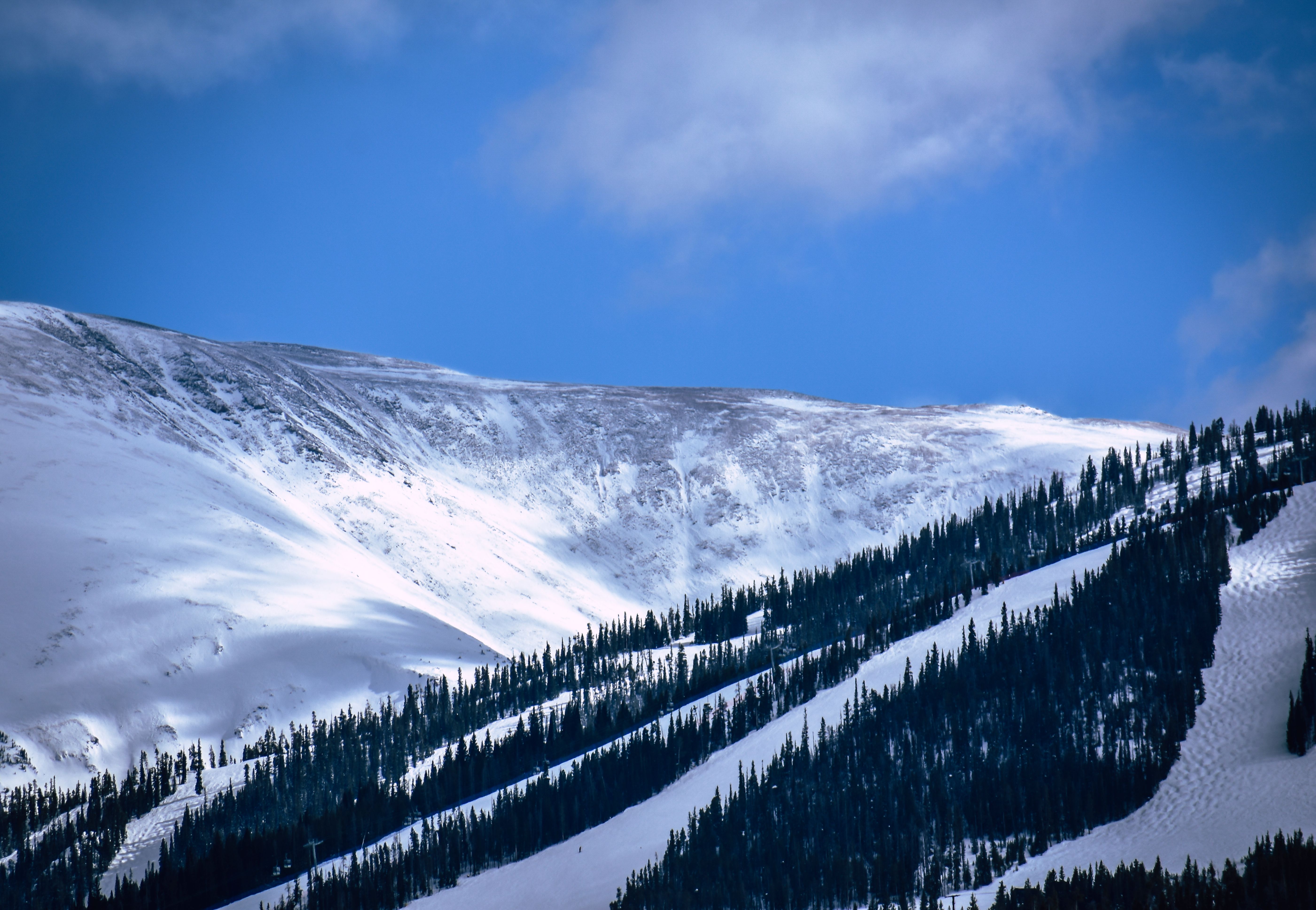 Snow Covered Mountain Under Blue Sky · Free Stock Photo
