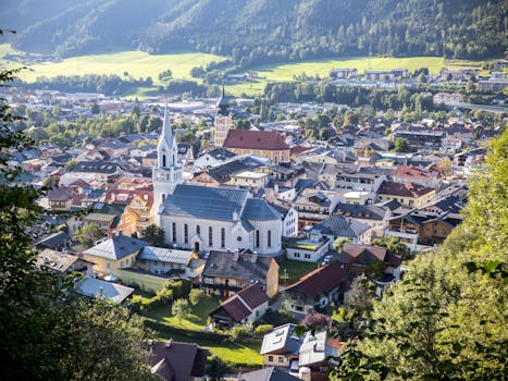 Free stock photo of city, landscape, sky, village