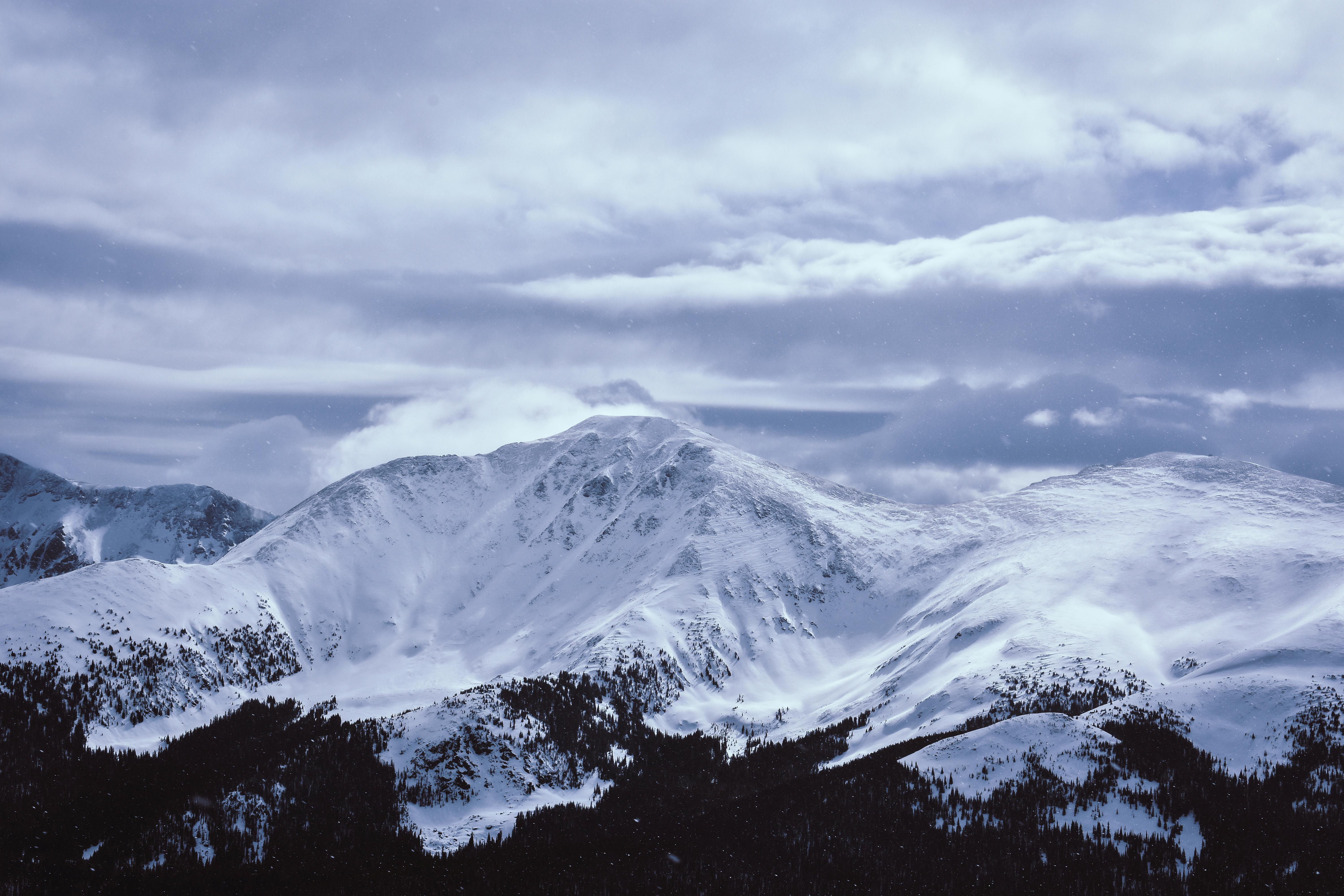 mountain-covered-with-snow-free-stock-photo