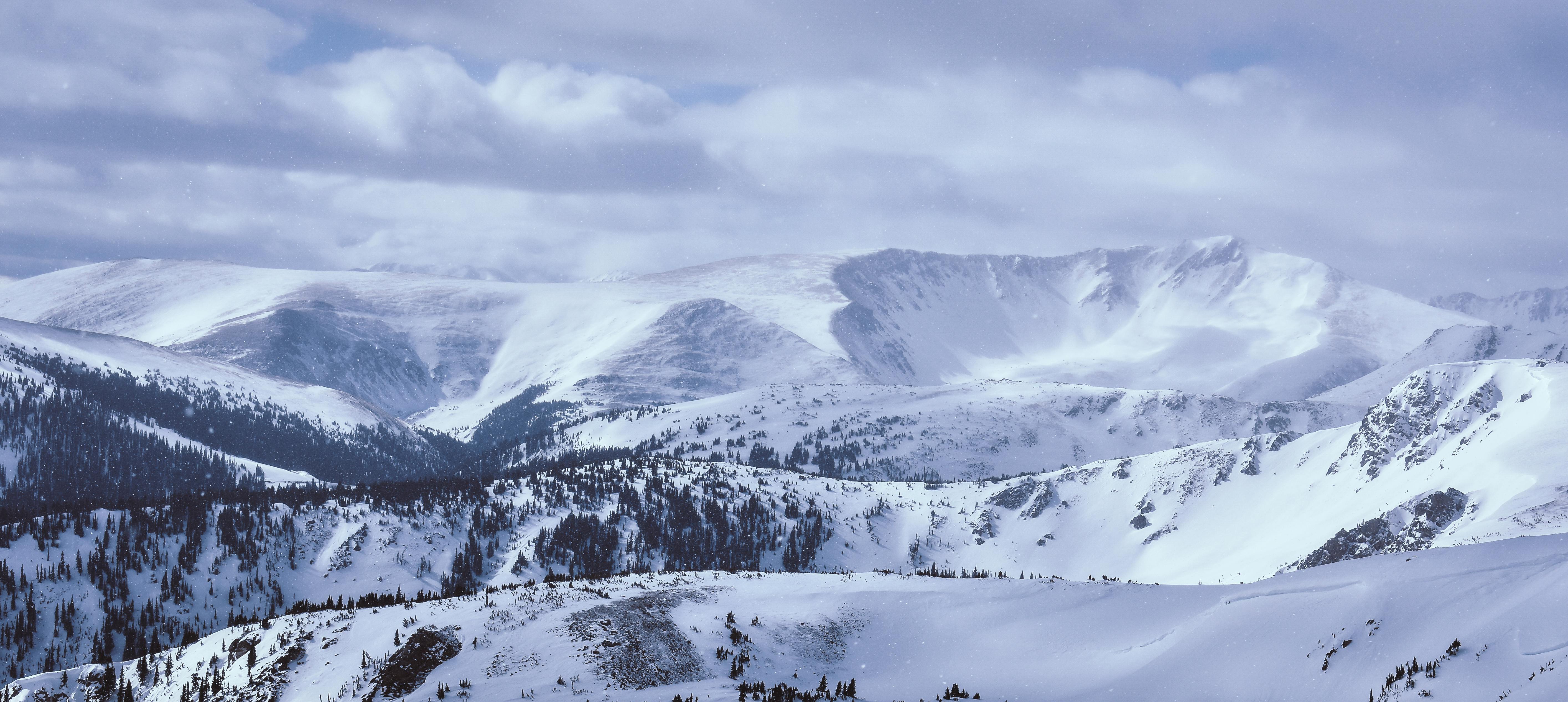 Snow Covered Mountain during Daytime · Free Stock Photo