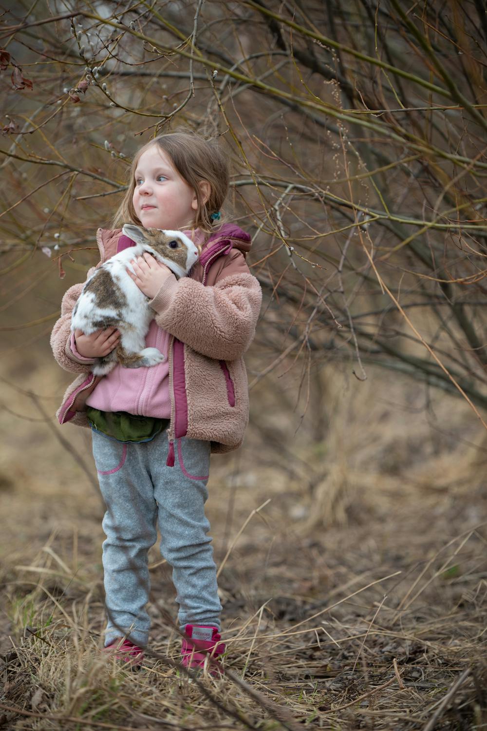 Child Holding a Rabbit · Free Stock Photo