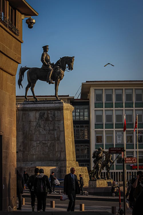 Foto d'estoc gratuïta de ankara, atatürk, estàtua