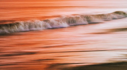 Icm Van Golven Op Een Strand