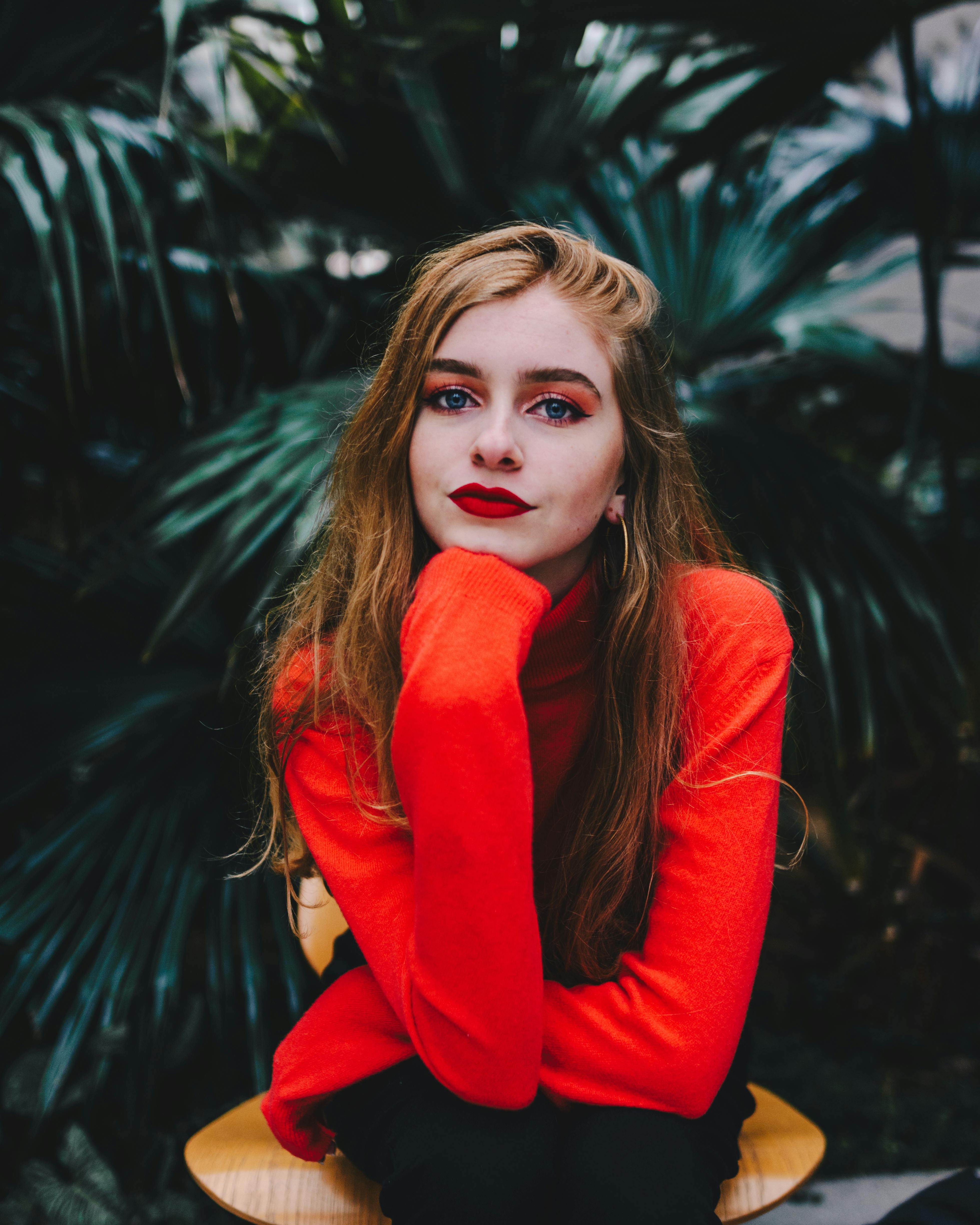 sweater photoshoot