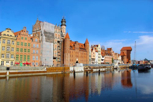 คลังภาพถ่ายฟรี ของ gdansk, การท่องเที่ยว, การสะท้อน
