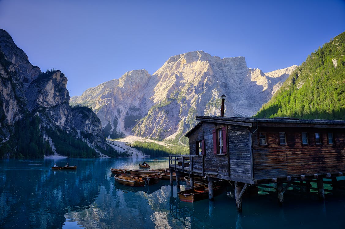 Foto stok gratis bahtera, bungalo, danau