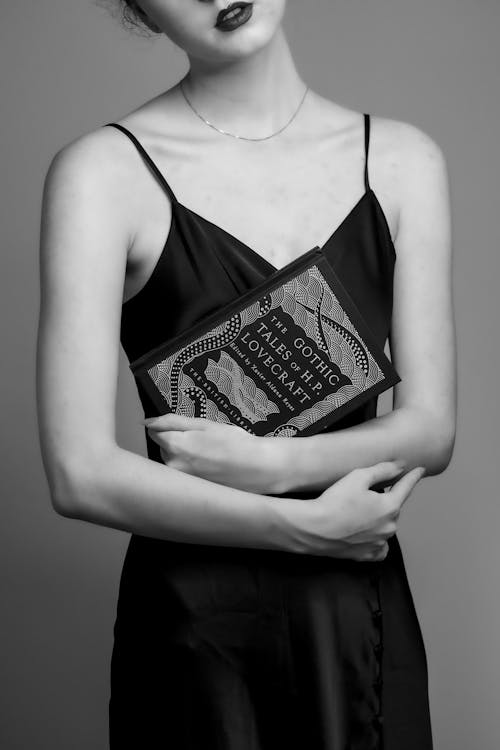 Gotische Literatuur Modefotografie Elegante Vrouw 